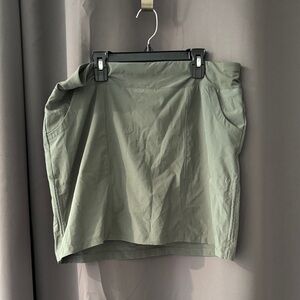Olive Green Athletic Skirt